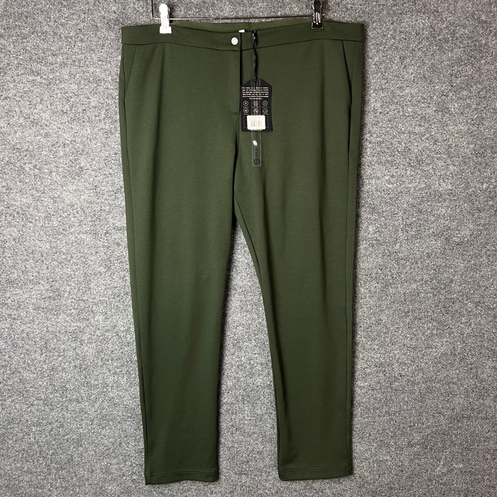 NEW Anatomie Gloria Ponte Pants Womens XL Army Green  Stretch Travel